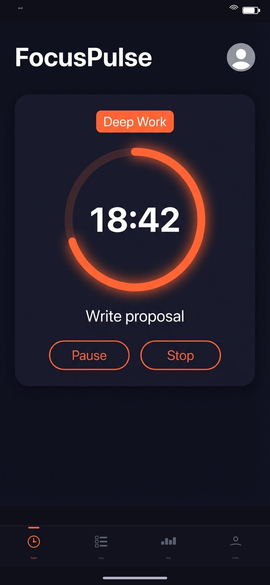 FocusPulse screenshot 1